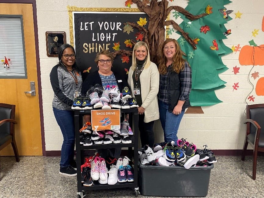 Helped the Altavista, VA YMCA with their annual shoe drive.